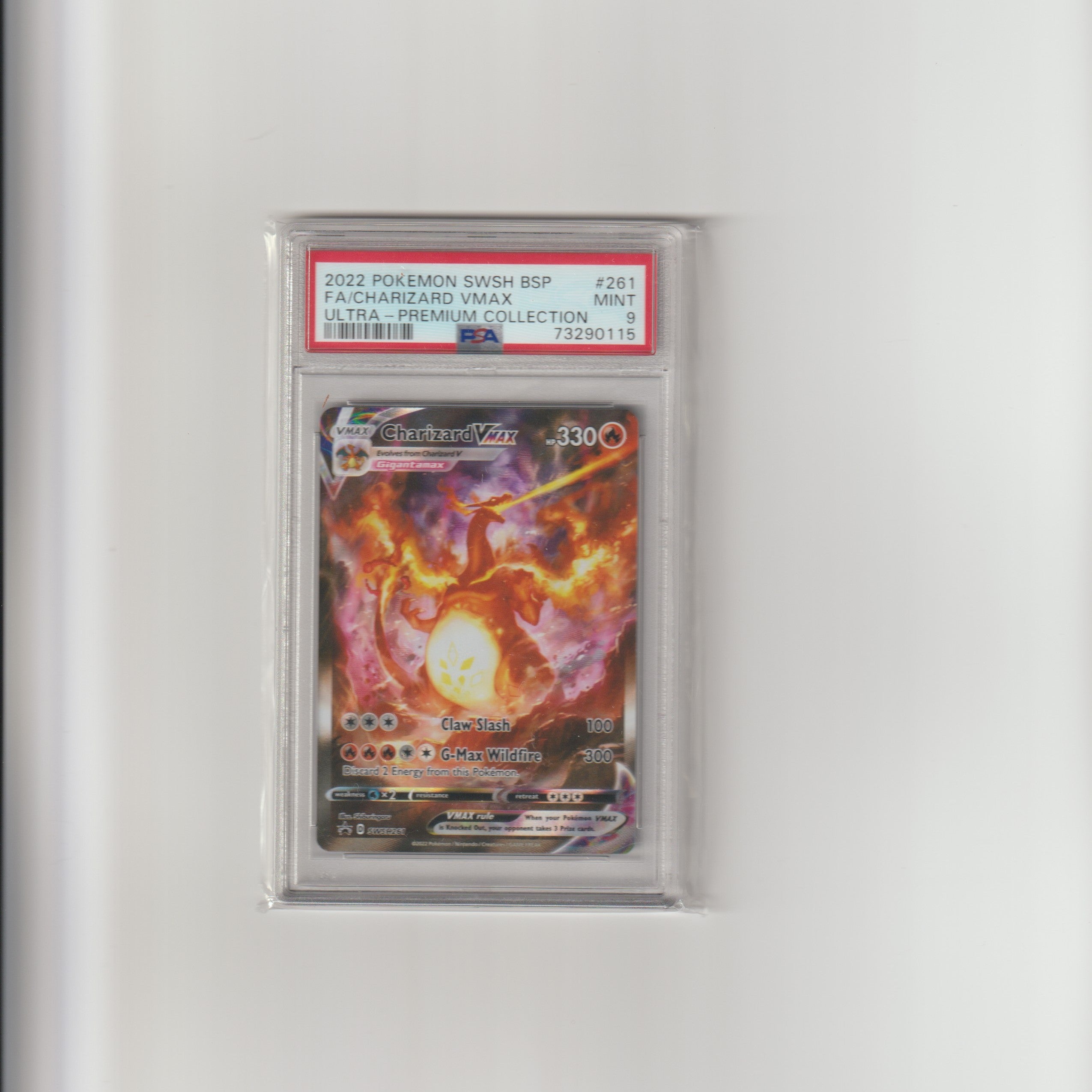 Charizard VMAX #261 - PSA 9 – Rip and Collect
