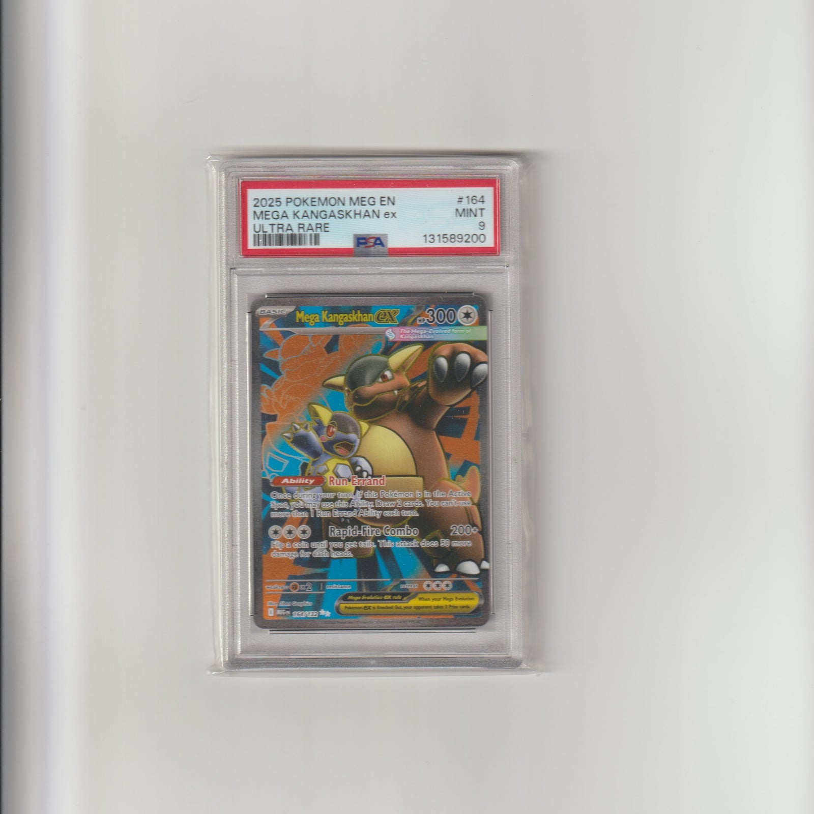 Mega Kangaskhan Ex #164 - PSA 9