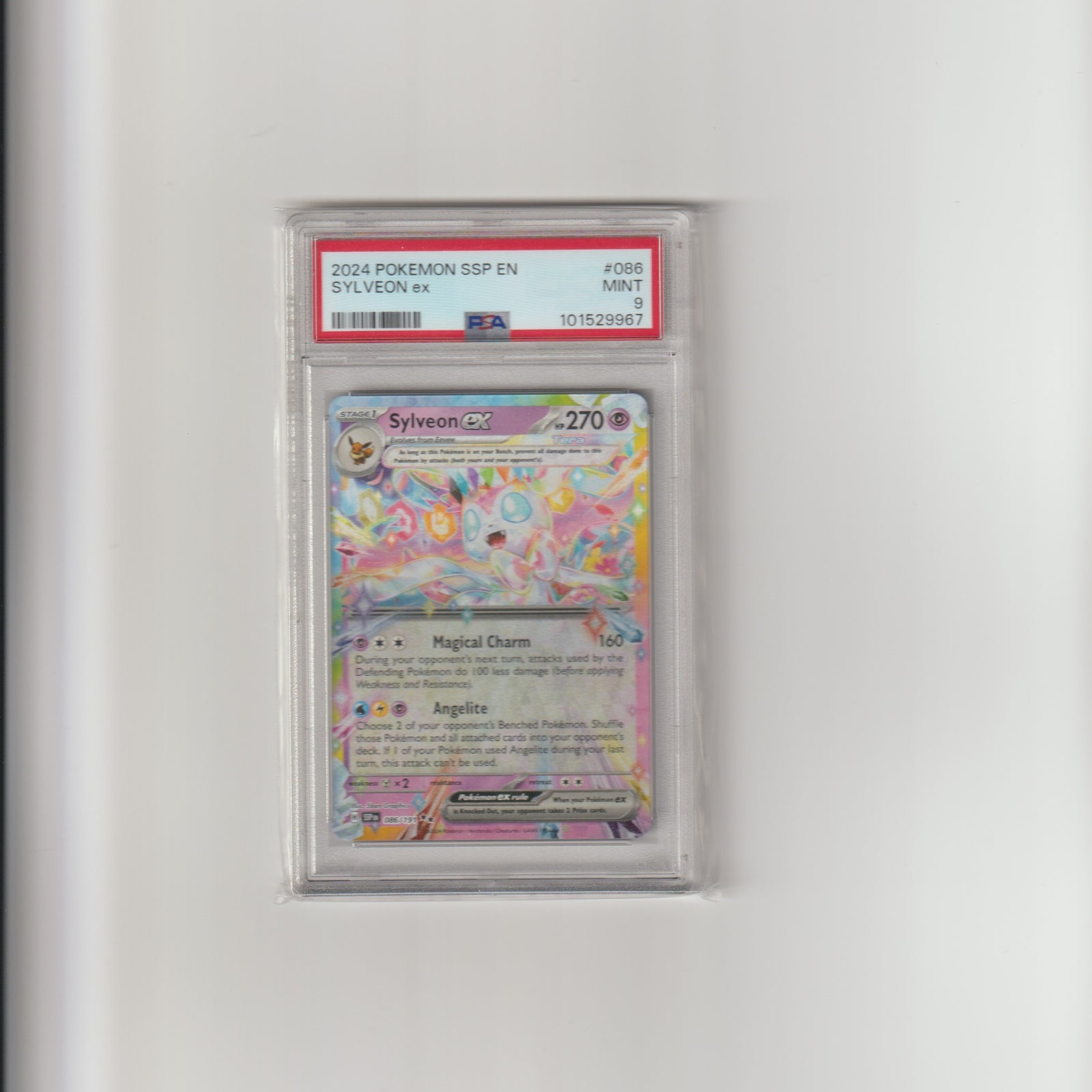 Sylveon Ex #86 - PSA 9