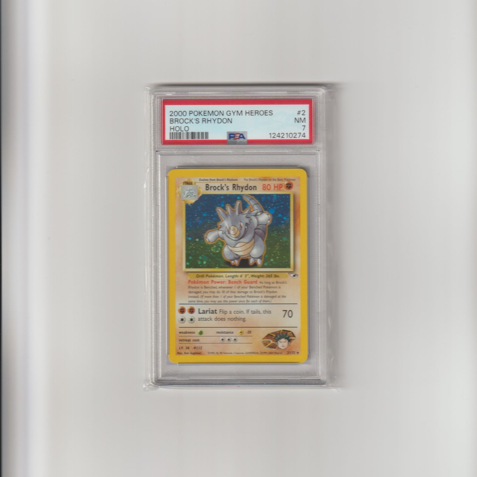 Brock's Rhydon #2 - PSA 7