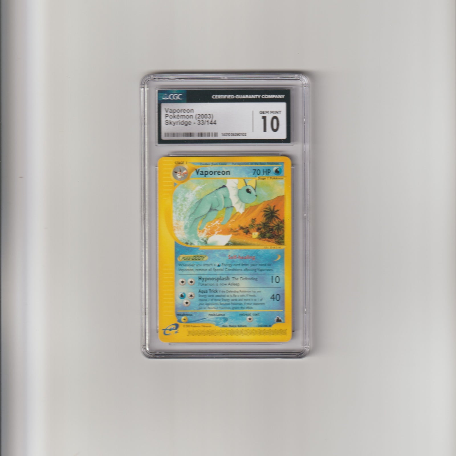 Vaporeon Skyridge - #33 - CGC Gem Mint 10