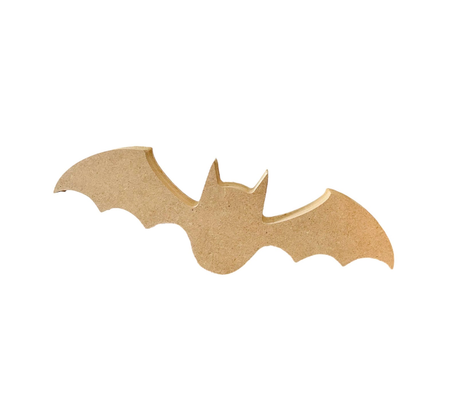 Primitive Wood Black Bat Fall Sitter