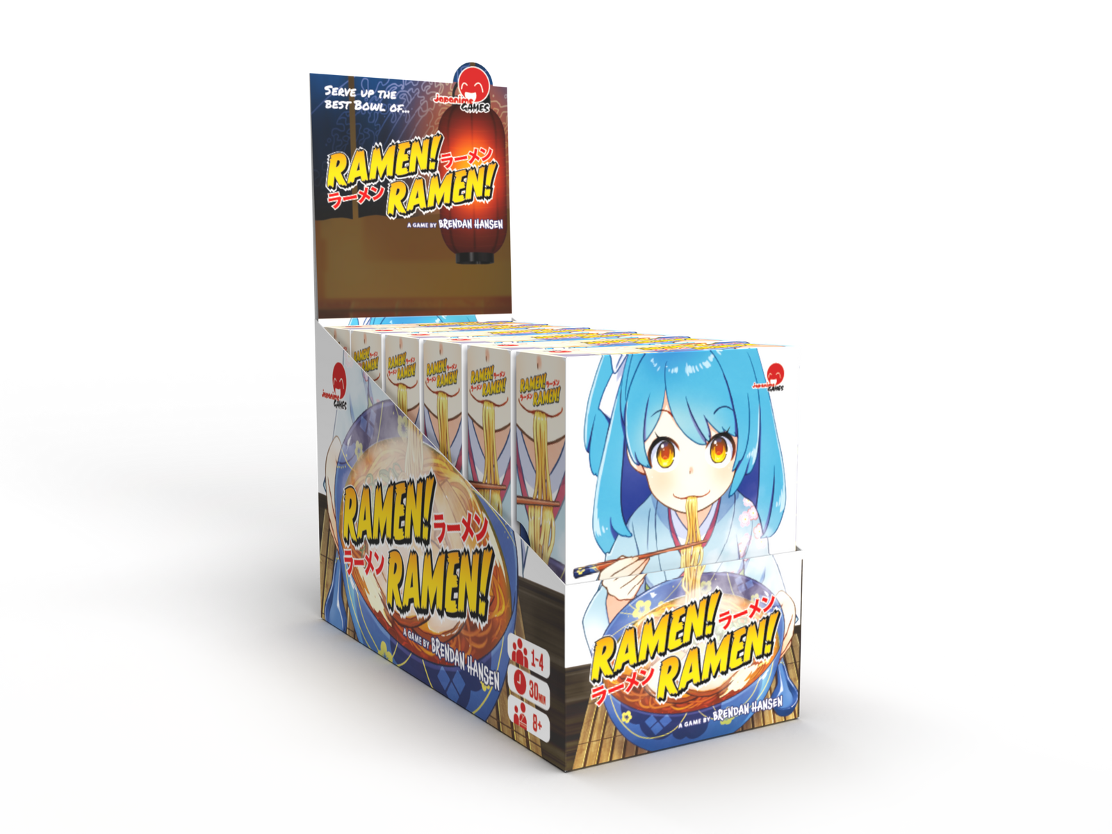 6-Pack Display Ramen! Ramen! - Boardgame
