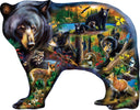 Wildlife of the Woods 1000 Piece Shaped Puzzle