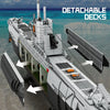 ReoBrix Military Submarine - Undersea Boat 3624 pcs!