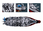 USS Missouri - US Battleship Model - Building Block Set -