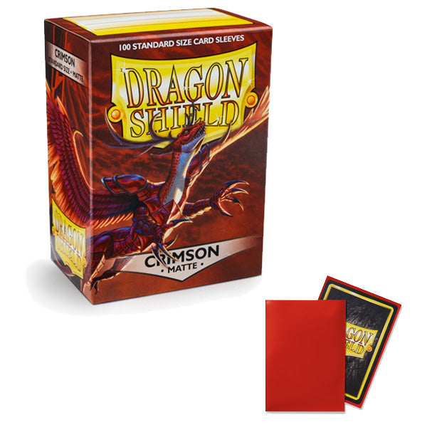 Dragon Shield Sleeves: Standard - Classic Crimson 100 ct