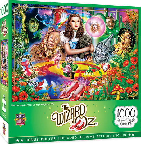 The Wizard of Oz - Magical Land of Oz 1000 Piece Puzzle