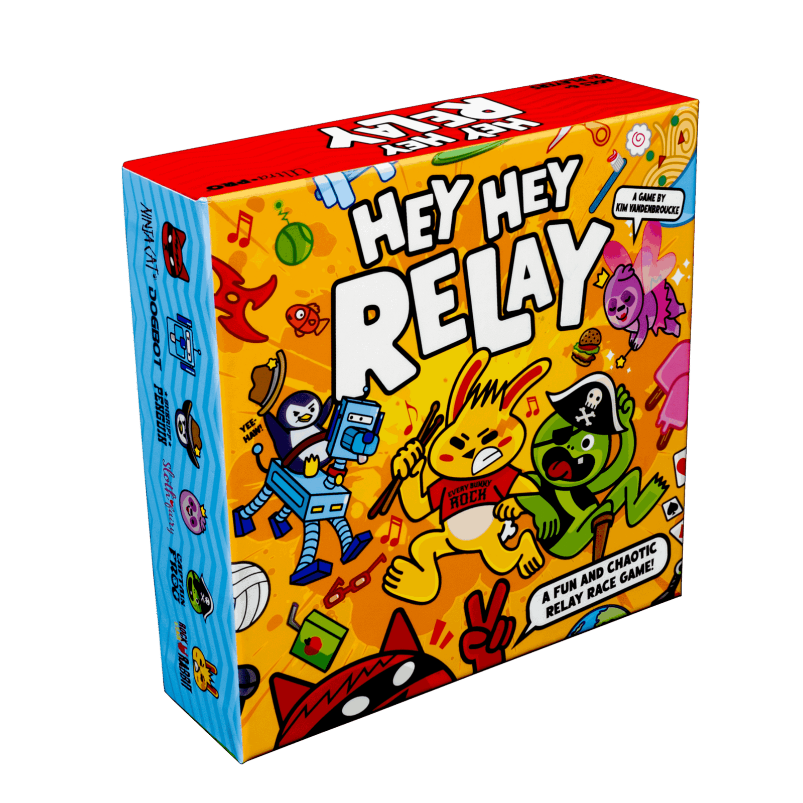 Hey Hey Relay Fun Game Night Strategy Family Board Game