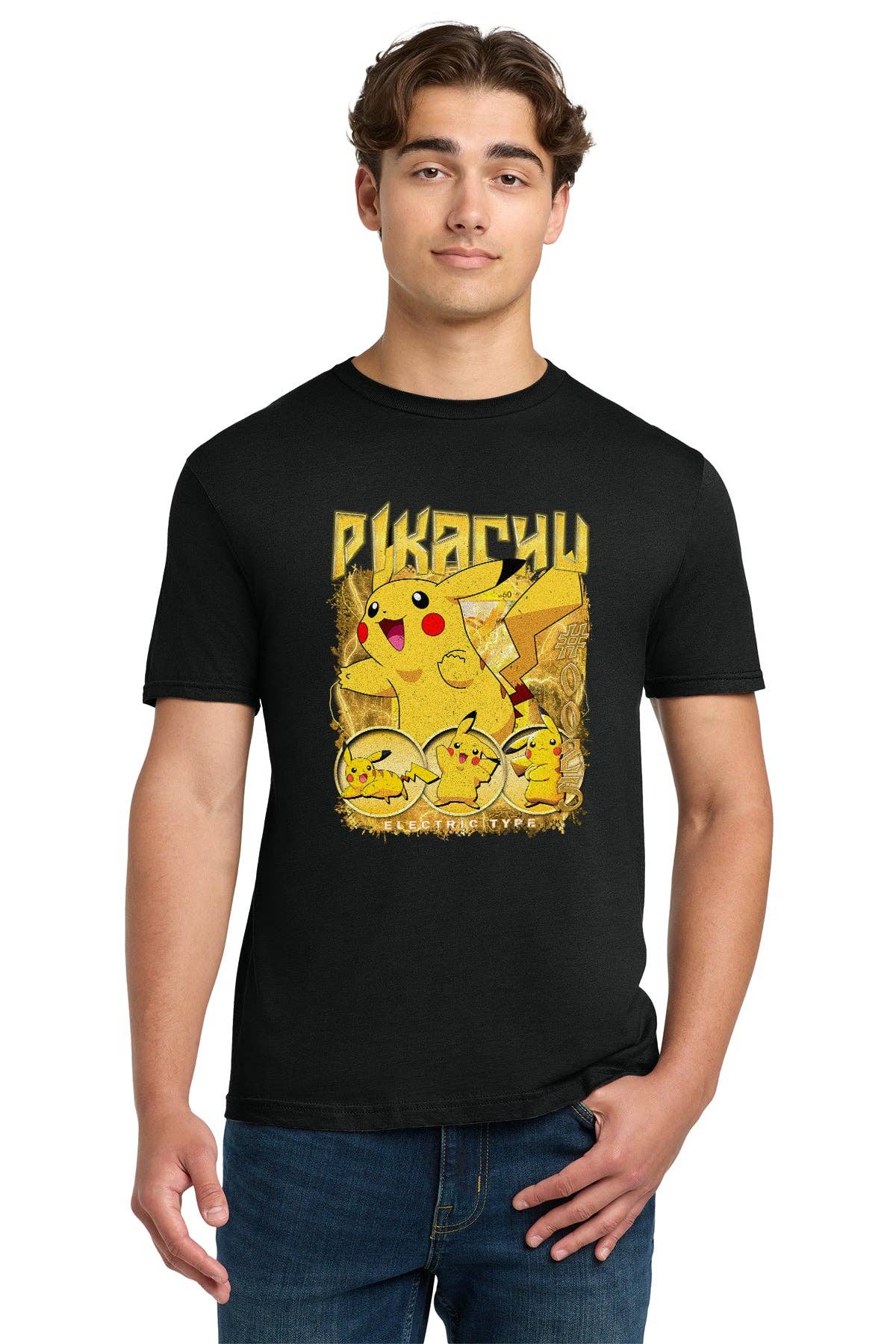 Pokemon Pikachu Electric Type Adult Unisex T-Shirt