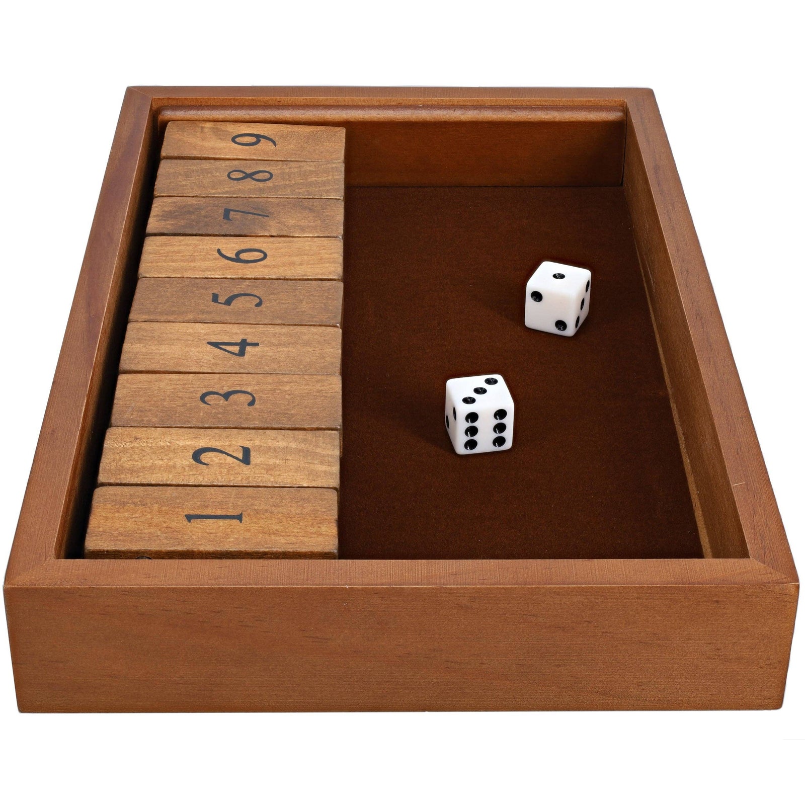 9 Number Shut the Box Board Game, 11 in.