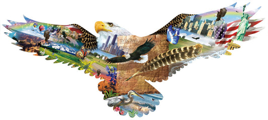As the Eagle Flies SHAPED Puzzle