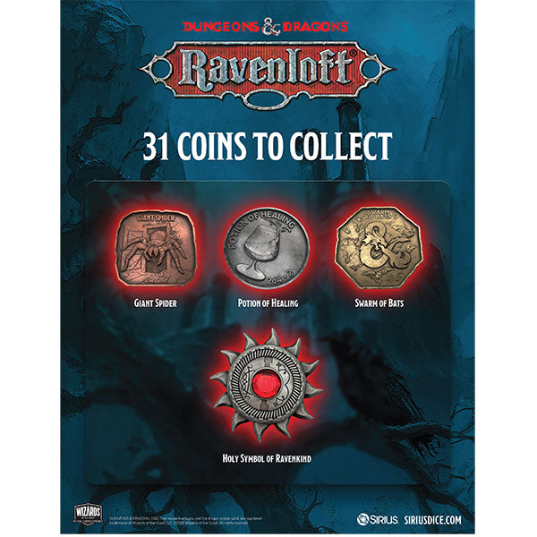 D&D Ravenloft Treasure Pack Dice