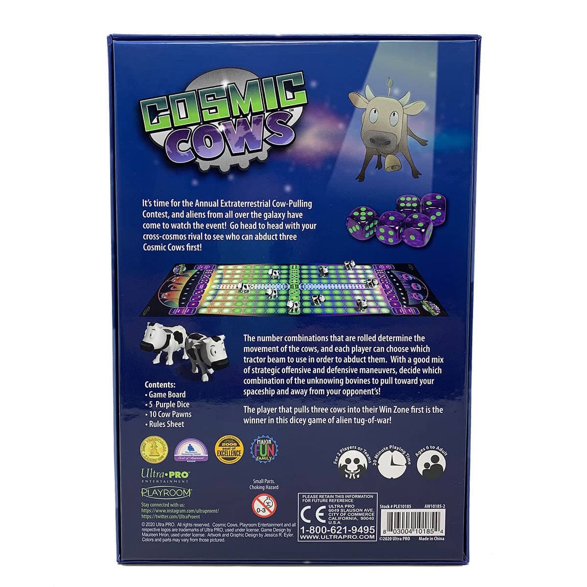 Cosmic Cows Strategy Game Night Family Party Board Game