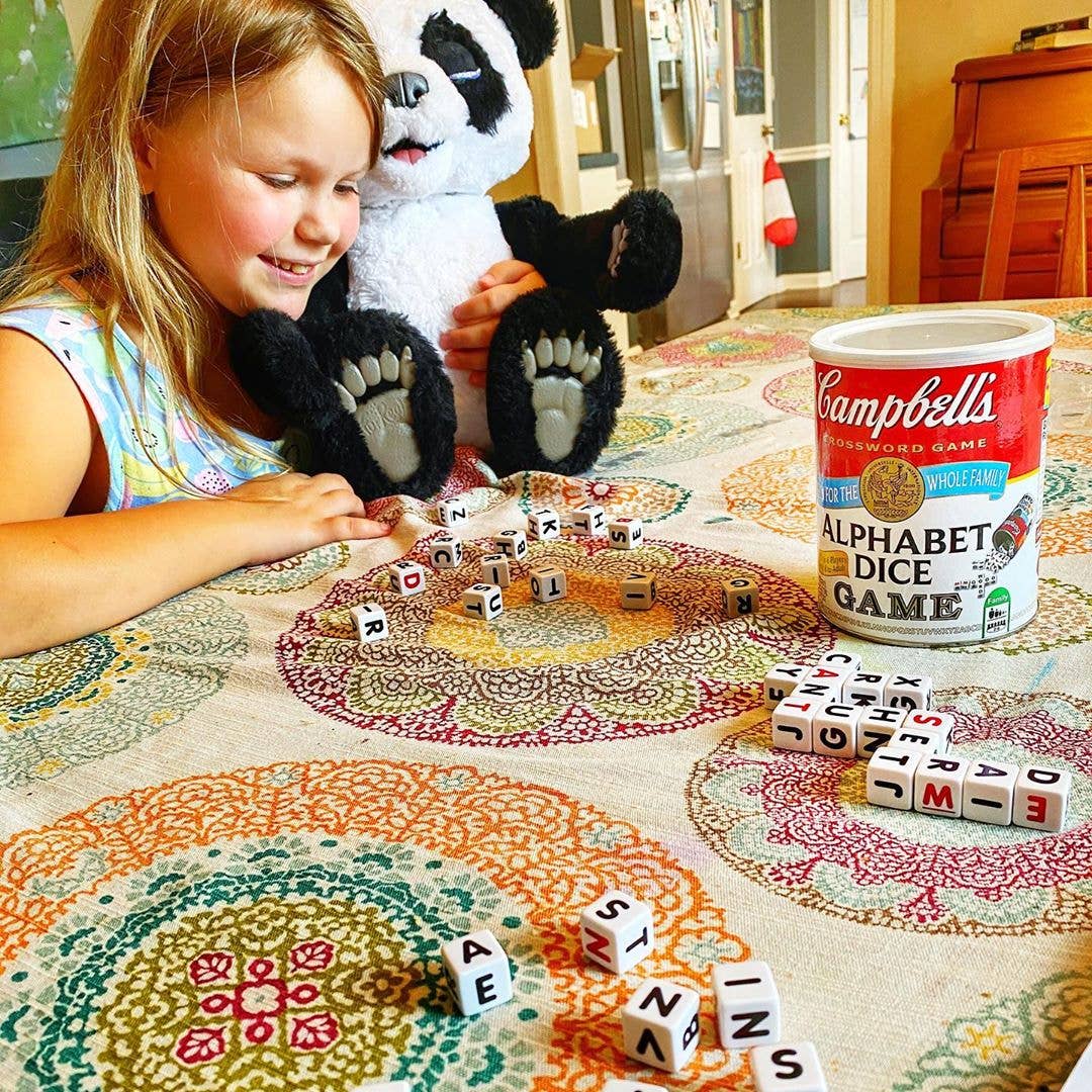 Campbell's Alphabet Dice Word Game