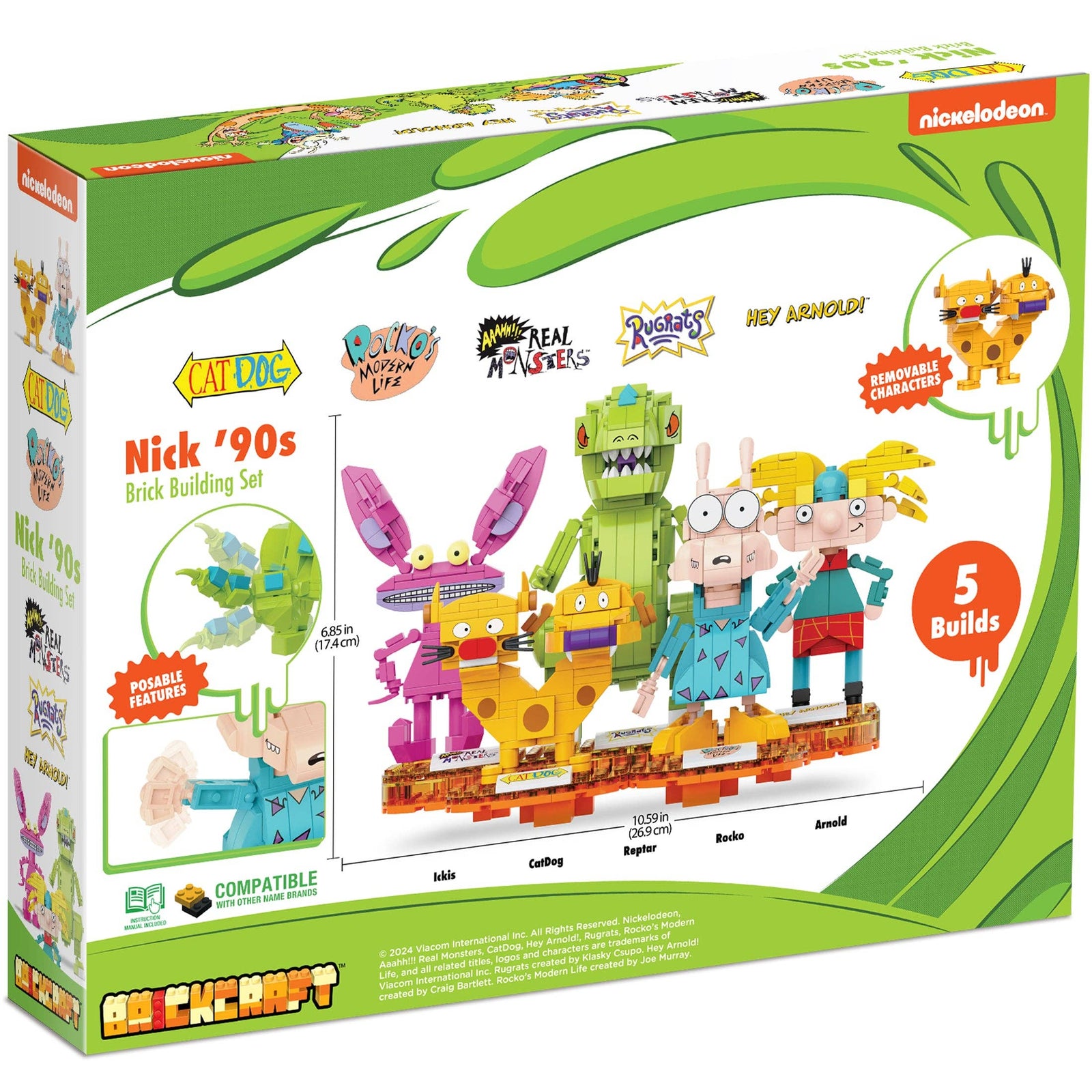 Nickelodeon 90s Icons Brick Building Set