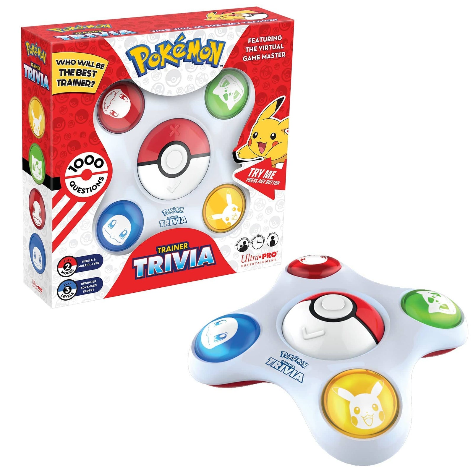 Pokémon Trainer Trivia Game All Ages Toys Christmas Gift