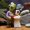 13557 Frankenstein and Bride Decorative Figurine