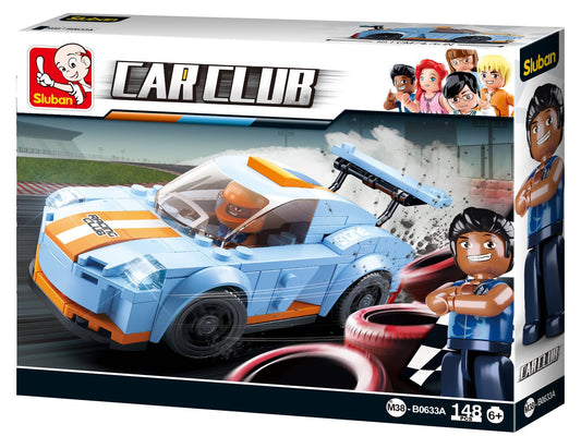 Small Car Building Block set - B0633A - 148 Pcs