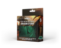 Dragon Storm Velvet Compartment Dice Bag Green Dragon Scales