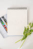 Watercoloring Book - Landscape Outlines with Video Tutorials