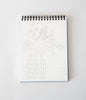 Floral Watercoloring Book - Outlines with Video Tutorials