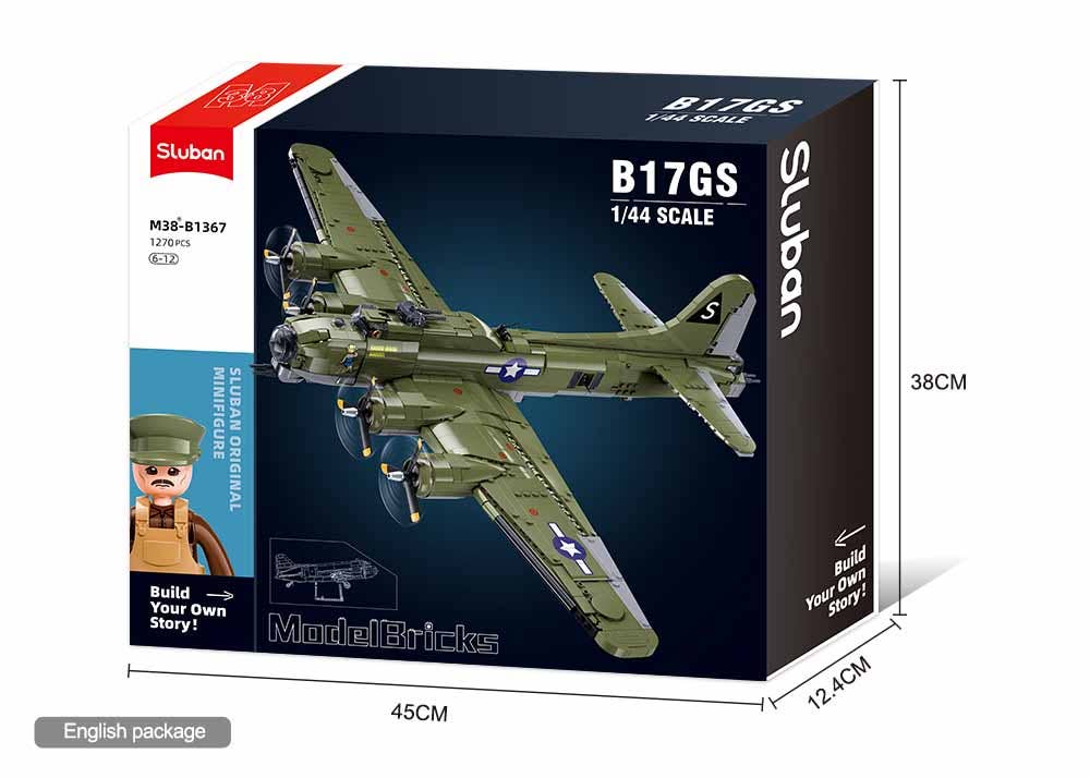 The Boeing B-17 Flying Fortress Building brick set B1367