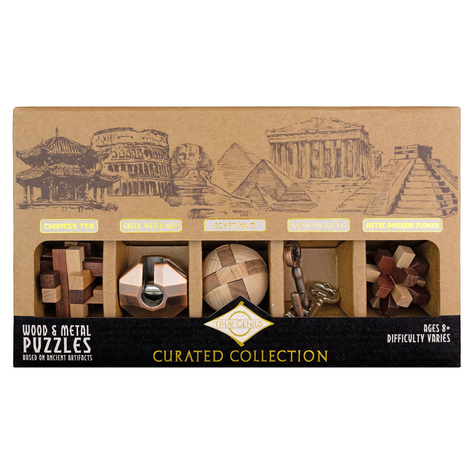 True Genius Curated Collection (5pc Mini-Puzzle Gift Set)