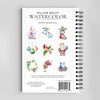 Happy Holidays Watercolor Workbook by Willow Wolfe