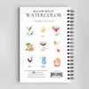 Classic Cocktails Watercolor Workbook by Nya Wolfe