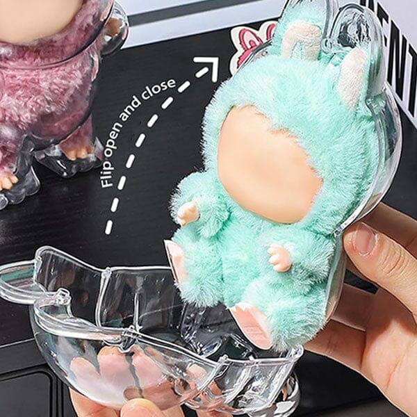 Petite Threads Protective Carrying Case For Plush Doll Pendant (1pc) Sitting or Standing