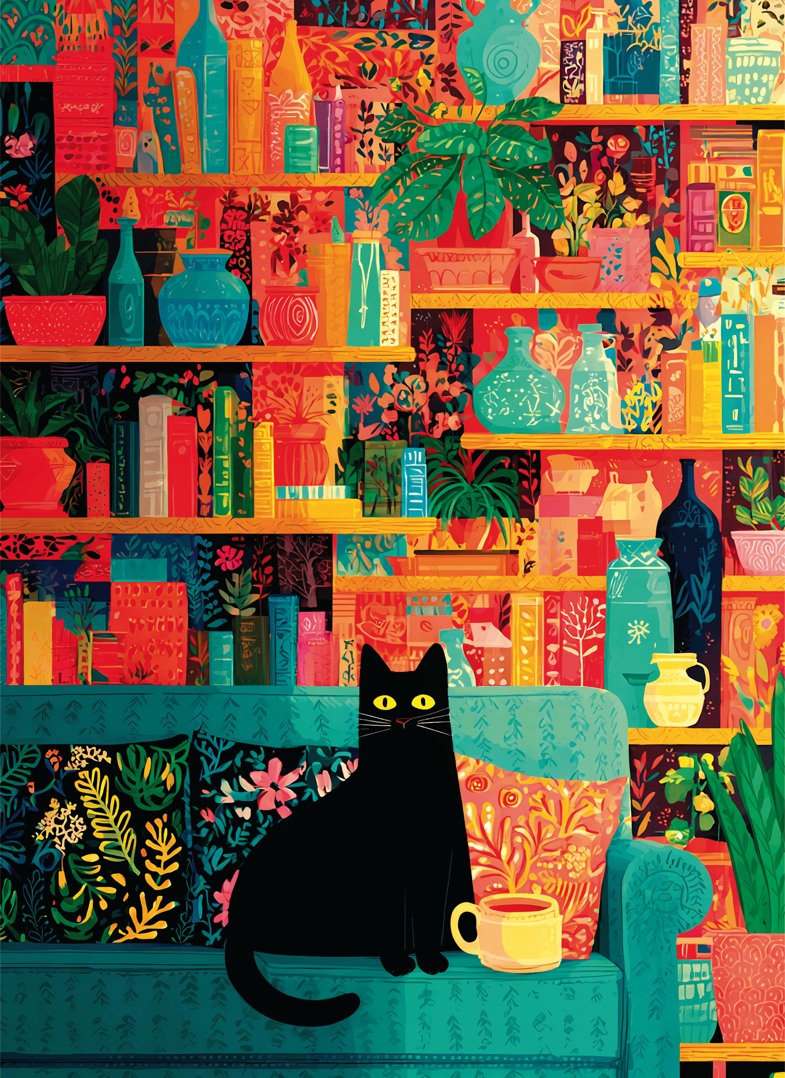 No. 12 - Coffee Cat Library