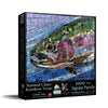 Stained Glass Rainbow Trout 1000 pc Puzzle