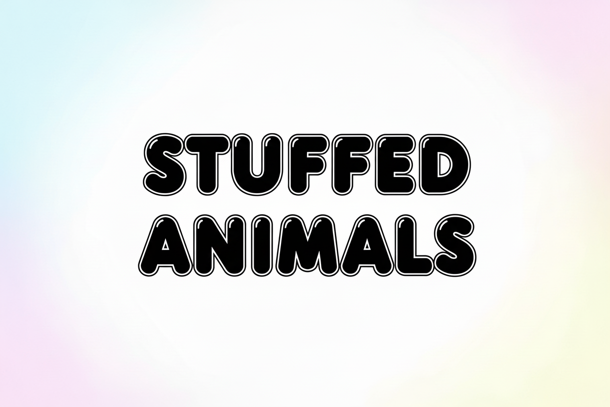 words saying stuffed animals